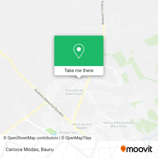 Carioca Modas map