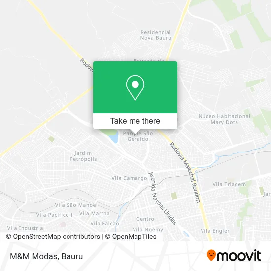 M&M Modas map