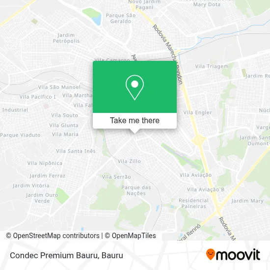 Condec Premium Bauru map