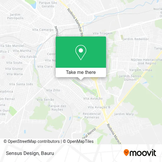 Sensus Design map