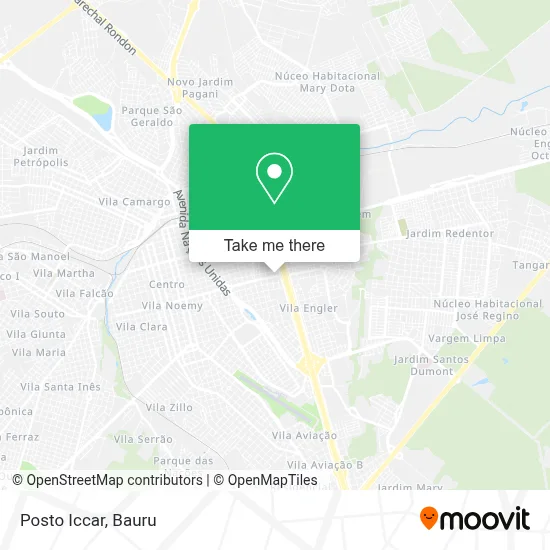 Posto Iccar map
