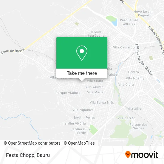 Festa Chopp map