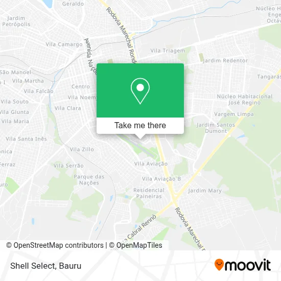 Shell Select map
