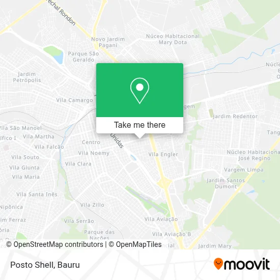 Posto Shell map