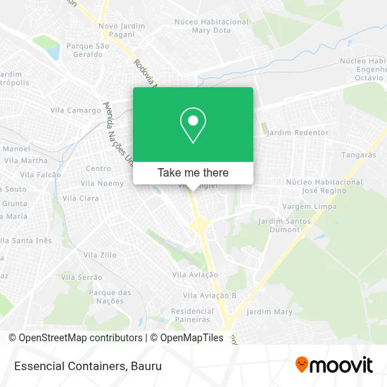 Essencial Containers map