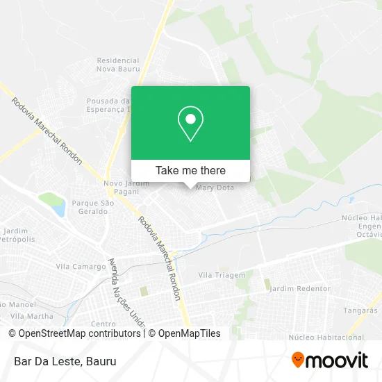 Bar Da Leste map