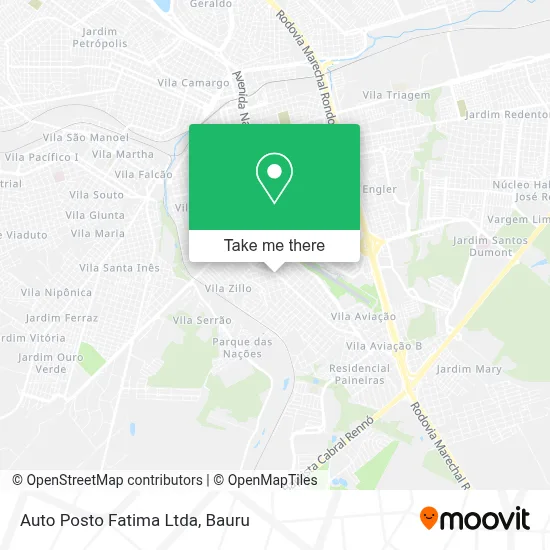 Auto Posto Fatima Ltda map