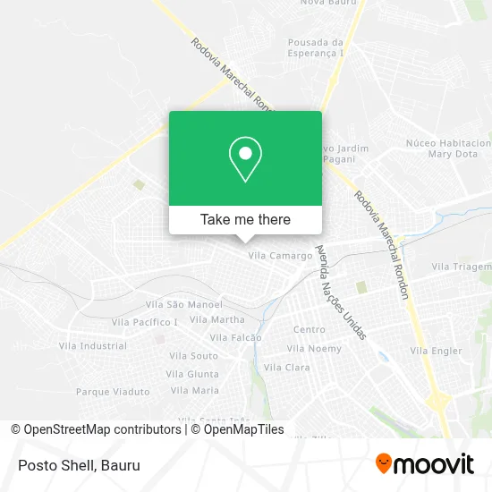 Posto Shell map