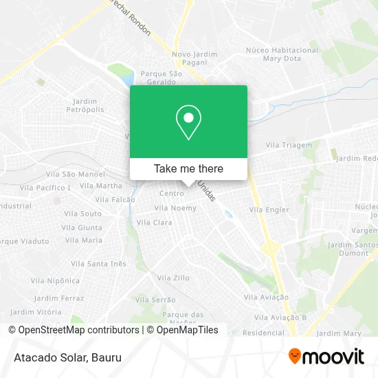 Atacado Solar map
