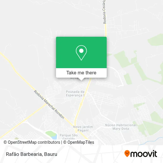 Rafão Barbearia map