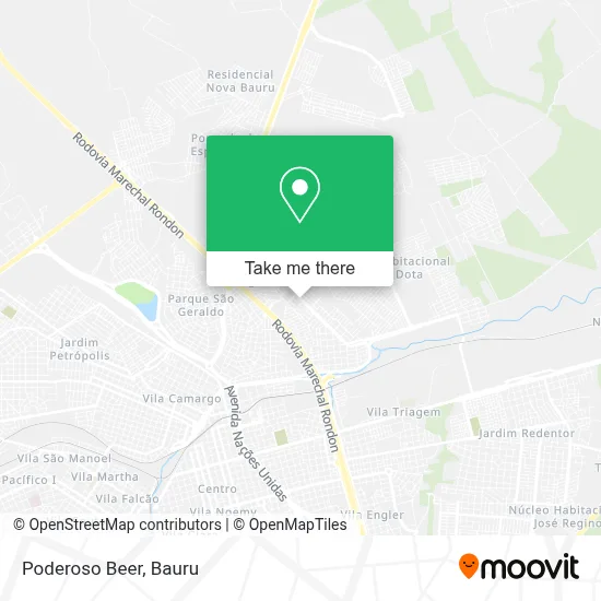 Poderoso Beer map