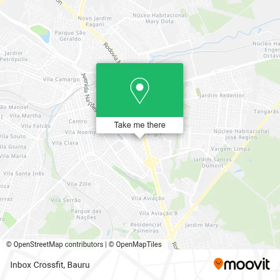 Inbox Crossfit map