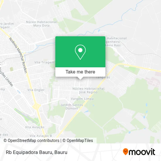 Rb Equipadora Bauru map