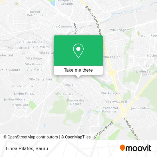 Linea Pilates map