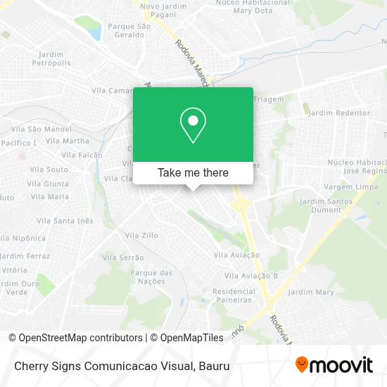 Cherry Signs Comunicacao Visual map