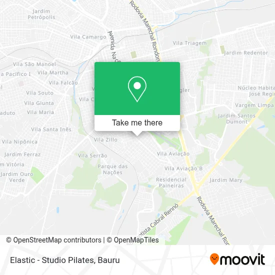 Elastic - Studio Pilates map