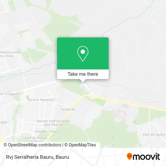 Rvj Serralheria Bauru map