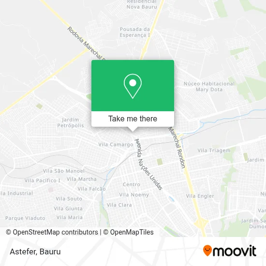 Astefer map