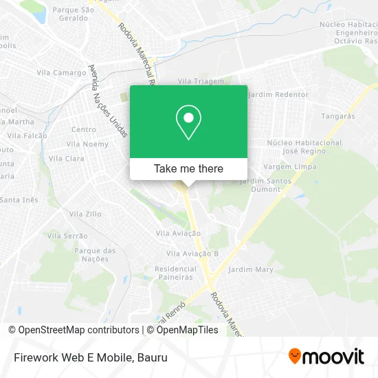 Firework Web E Mobile map