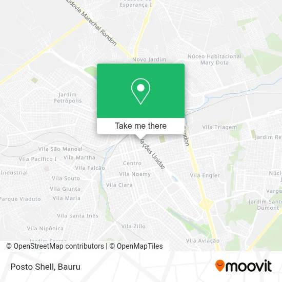 Posto Shell map