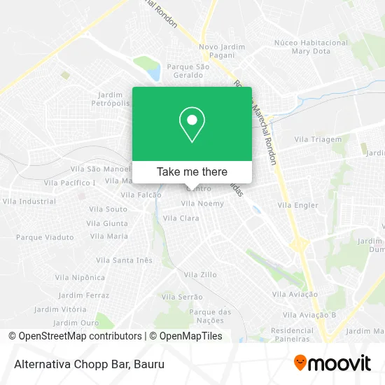 Alternativa Chopp Bar map