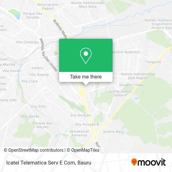 Icatel Telematica Serv E Com map