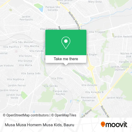 Musa Musa Homem Musa Kids map
