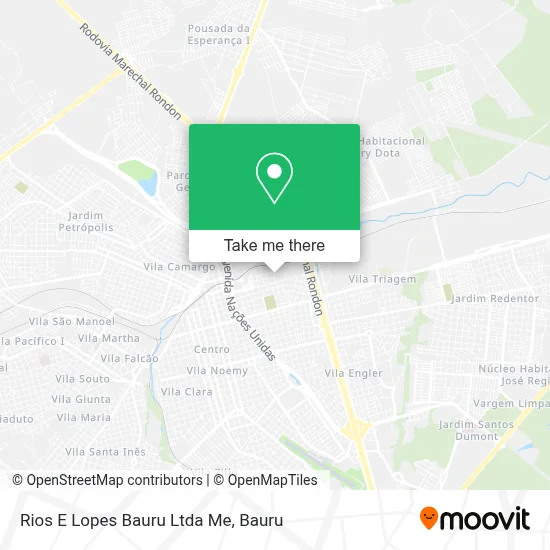 Rios E Lopes Bauru Ltda Me map
