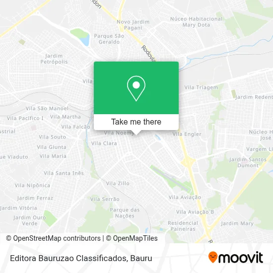 Editora Bauruzao Classificados map