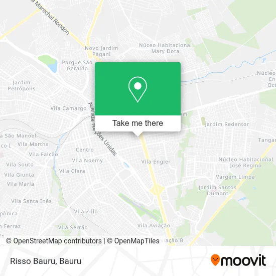 Risso Bauru map