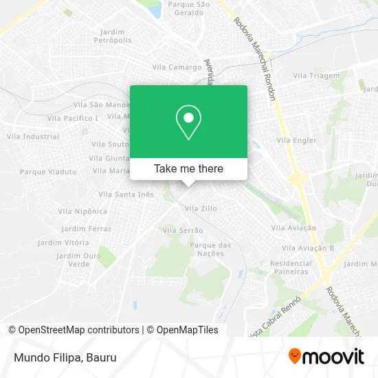 Mundo Filipa map