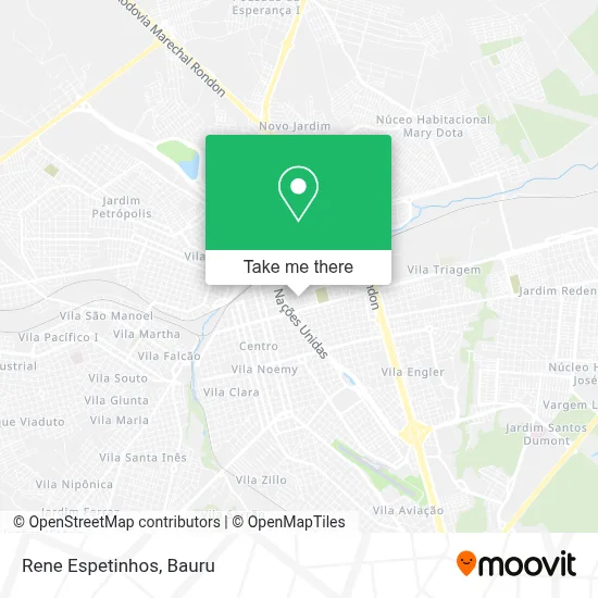 Rene Espetinhos map