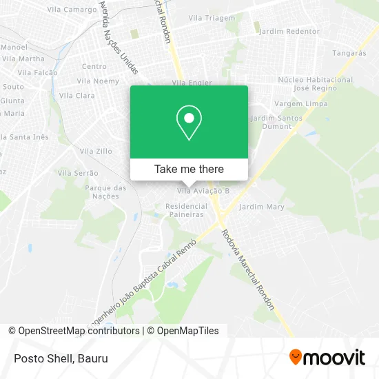 Posto Shell map