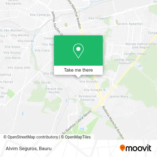 Alvim Seguros map