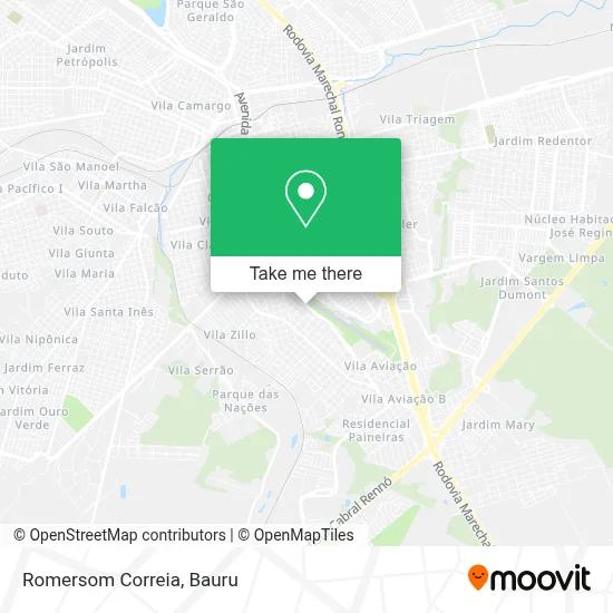 Romersom Correia map