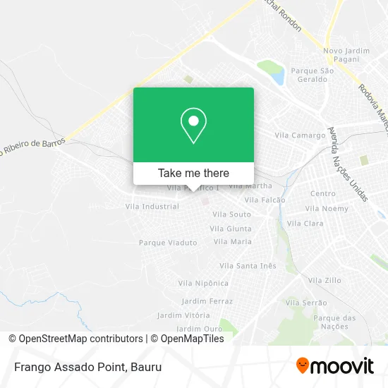 Frango Assado Point map