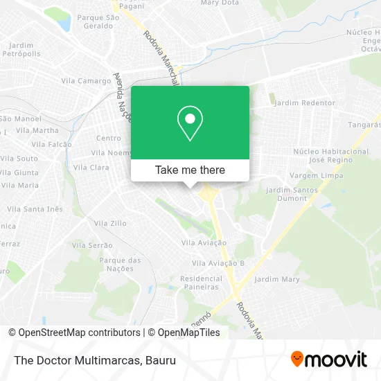 The Doctor Multimarcas map