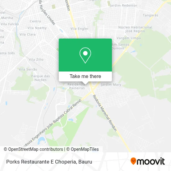 Porks Restaurante E Choperia map