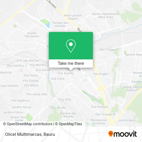 Olicel Multimarcas map