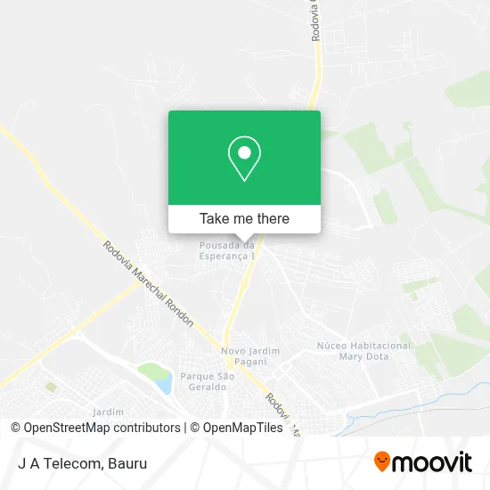 J A Telecom map