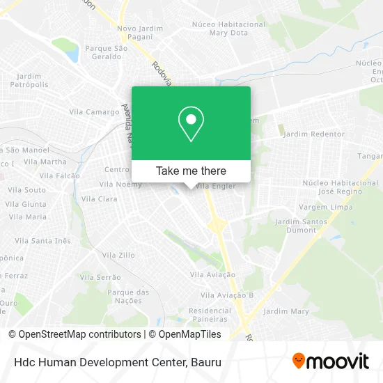 Hdc Human Development Center map