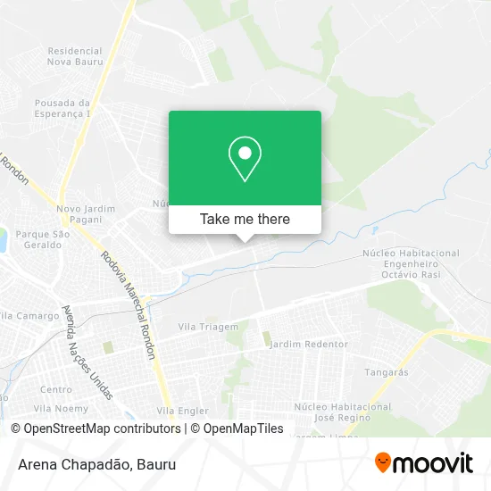 Arena Chapadão map