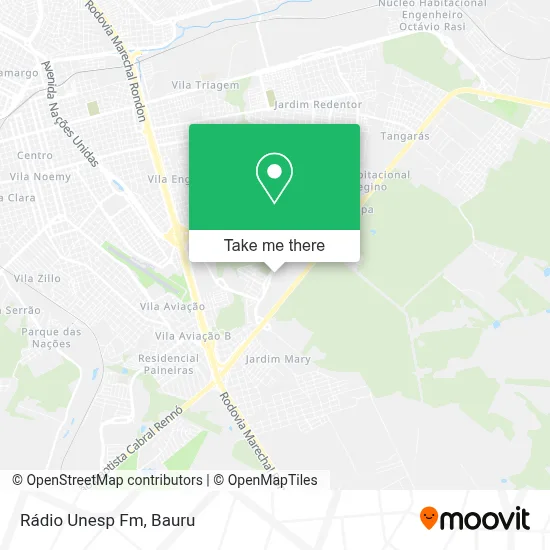 Rádio Unesp Fm map