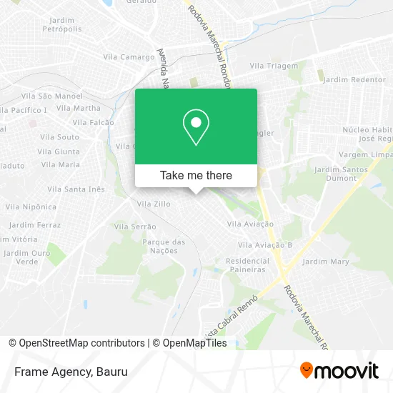 Frame Agency map