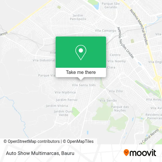 Auto Show Multimarcas map