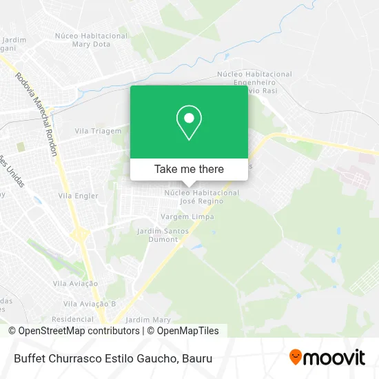 Buffet Churrasco Estilo Gaucho map
