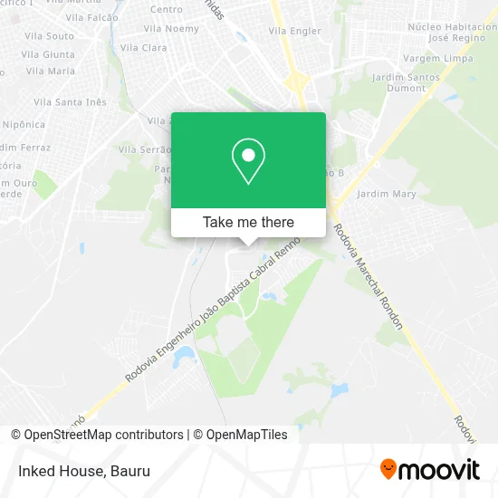 Inked House map