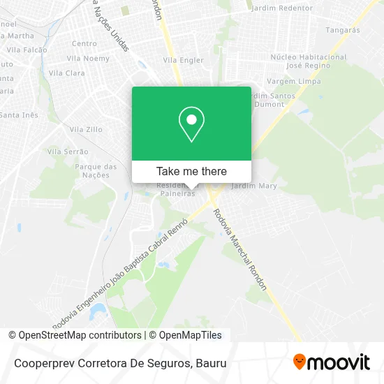 Cooperprev Corretora De Seguros map