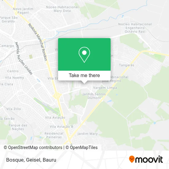 Bosque, Geisel map