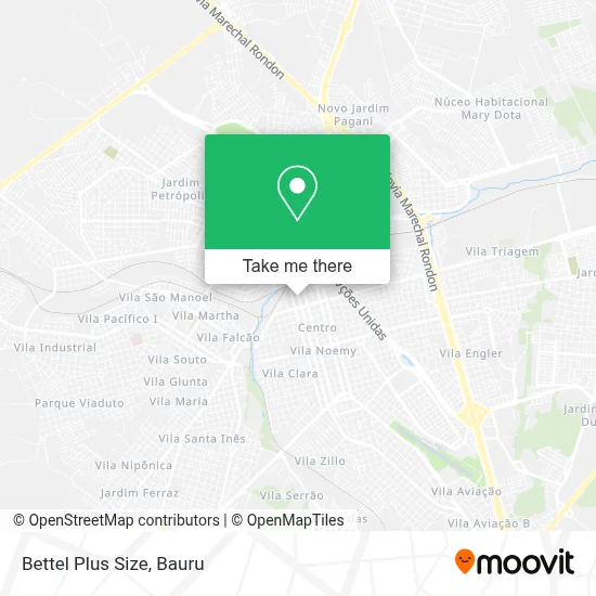 Bettel Plus Size map